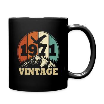 Vintage 1971 - Full Colour Mug - black - Right