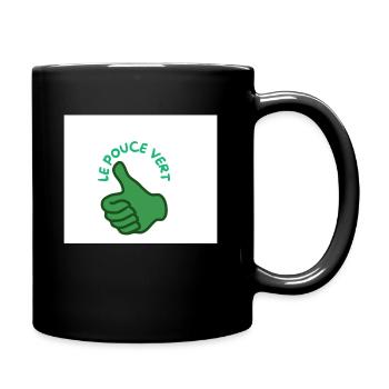 THE GREEN THUMB 1 - Full Colour Mug - black - Right