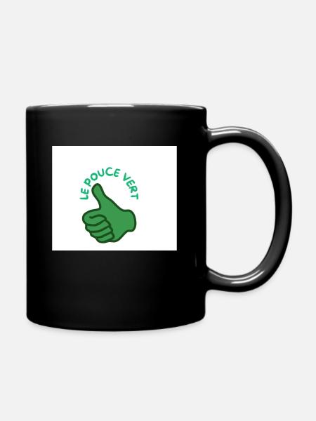 LE POUCE VERT 1 - Mug uni - noir