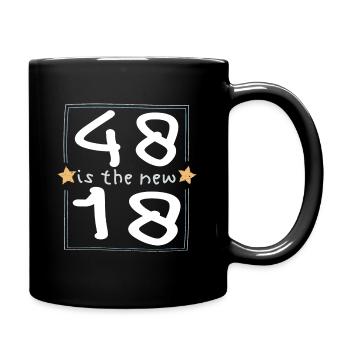 48 est la nouvelle police 18 pour enfants - Mug uni - noir - Droite