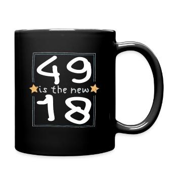 49 est la nouvelle police 18 pour enfants - Mug uni - noir - Droite