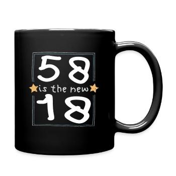58 est la nouvelle police 18 pour enfants - Mug uni - noir - Droite