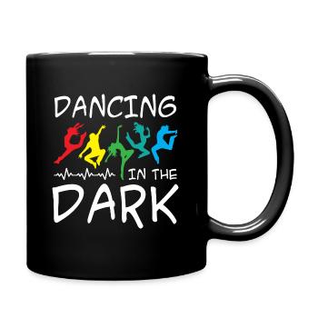 Danser dans le noir - Mug uni - noir - Droite