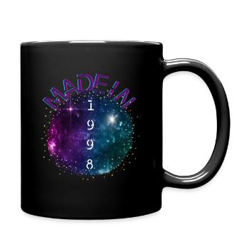 Made in 1998 - Tasse einfarbig - Schwarz - Rechts