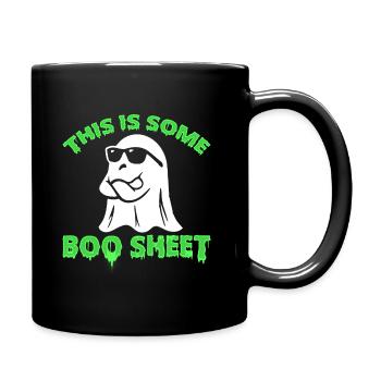 Halloween Boo Ghost Costume This is Some Boo Sheet - Full Colour Mug - black - Right