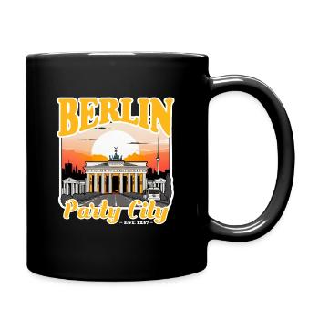 Berlin Party City - Tasse einfarbig - Schwarz - Rechts