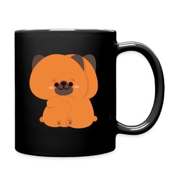 Couple de bergers allemands - Mug uni - noir - Droite