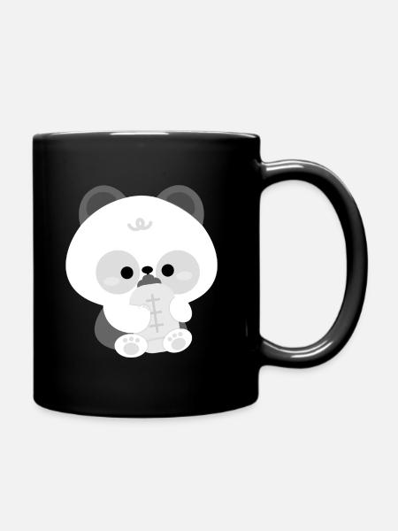 Panda Tout-petit - Mug uni - noir