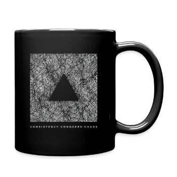 La constance triomphe du chaos - Mug uni - noir - Droite