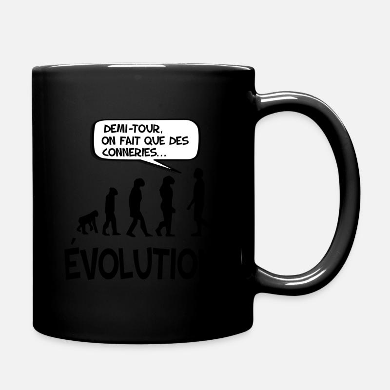 évolution - Mug uni - noir