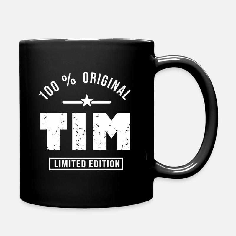 Tim original personalized gift first name tim - Full Colour Mug - black