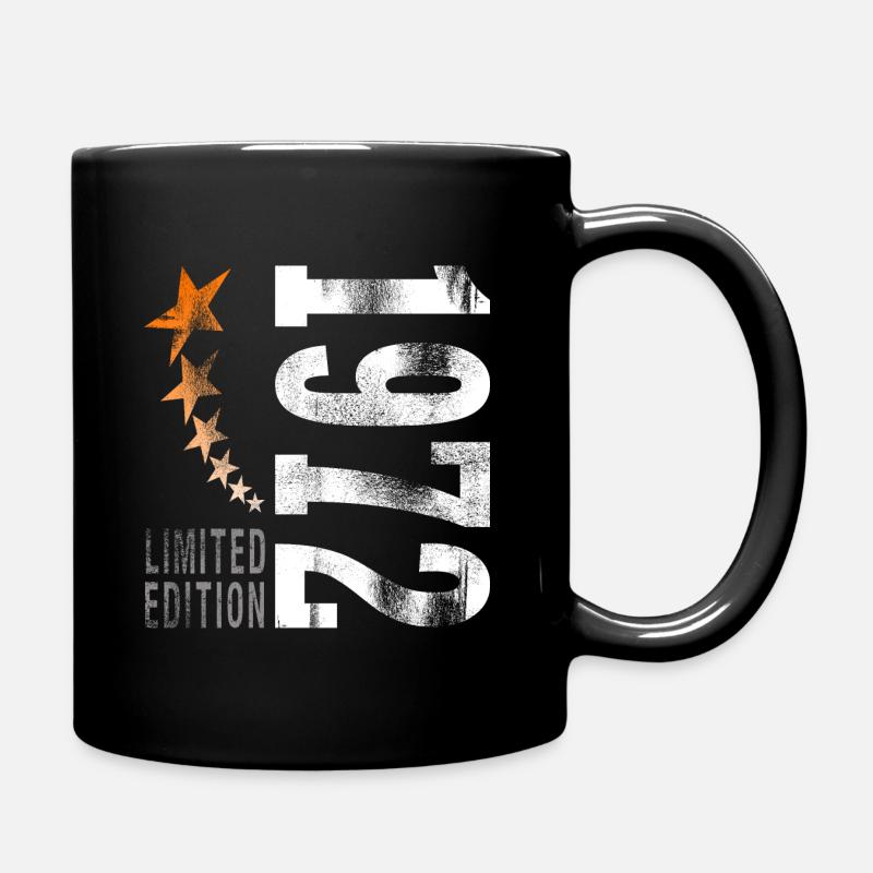 1972 geboren - Tasse einfarbig - Schwarz