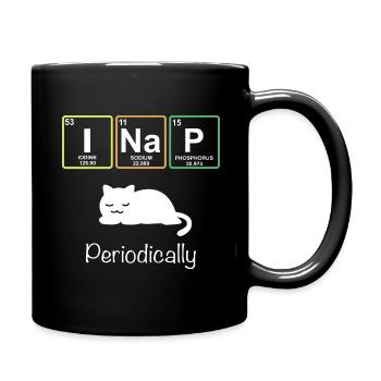 I Nap Cat Tableau périodique Enseignant T Shirt Cadeau - Mug uni - noir - Droite
