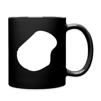 Nauru map flag - Full Colour Mug - black - Right