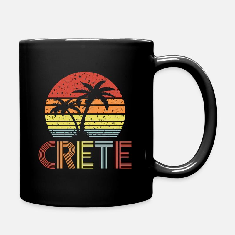 Crete - Tasse einfarbig - Schwarz