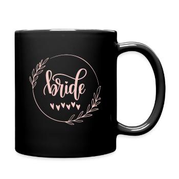 bride - Tasse einfarbig - Schwarz - Rechts