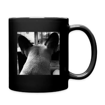 French Bulldog Picture - Full Colour Mug - black - Right