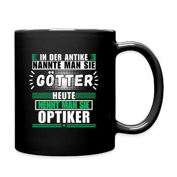 Dieux dans l'Antiquité. Aujourd'hui opticien - Mug uni - noir - Droite