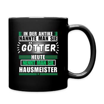 Gods in Antiquity. Today, caretaker - Full Colour Mug - black - Right