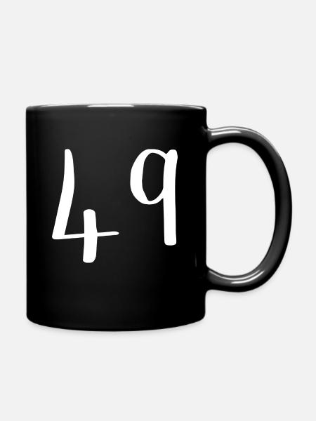 49 - Tasse einfarbig - Schwarz