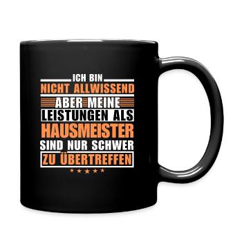 Unsurpassed performance as a caretaker - Full Colour Mug - black - Right