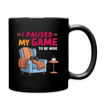 Un design ludique amusant pour les joueurs assignés - Mug uni - noir - Droite
