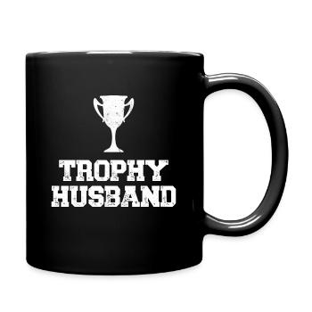 Ehemann Bräutigam Heirat Hochzeit Geschenkidee - Tasse einfarbig - Schwarz - Rechts