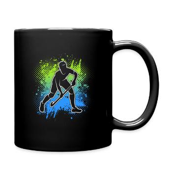 Hockey sur gazon Joueurs de hockey Joueurs de hockey Garçons - Mug uni - noir - Droite