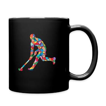 Hockey sur gazon Joueurs de hockey Hommes Enfants Hockey - Mug uni - noir - Droite