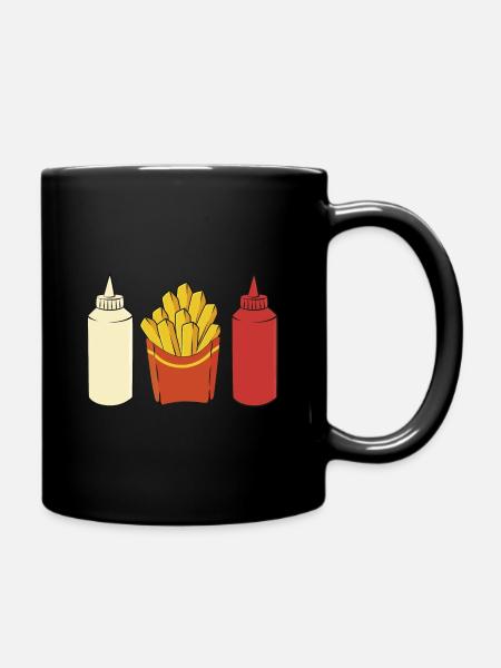Mayo de ketchup français - Mug uni - noir