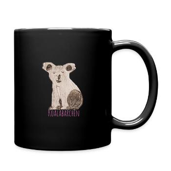Koalabärchen comic style - Full Colour Mug - black - Right