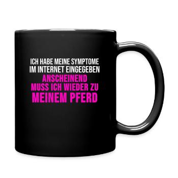 Horse sayings TShirt Horse Riding sayings Gift - Full Colour Mug - black - Right