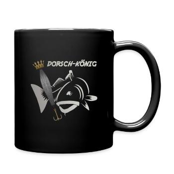 Dorschkönig - Tasse einfarbig - Schwarz - Rechts