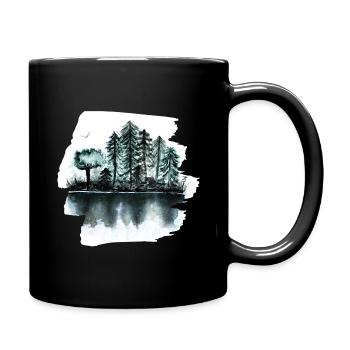 Forest - Full Colour Mug - black - Right
