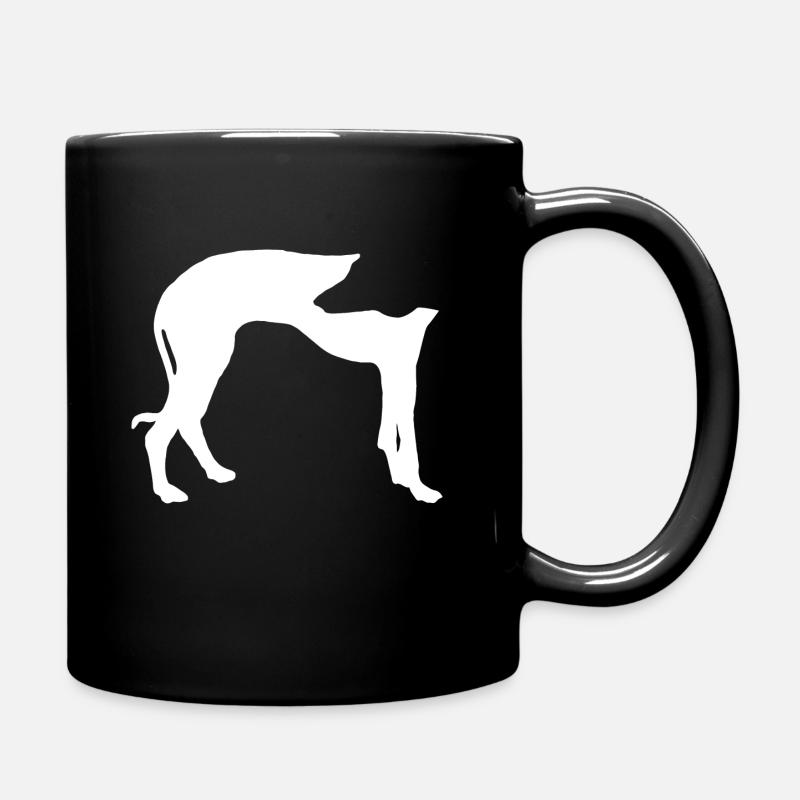 Lovely Lurcher - Full Colour Mug - black