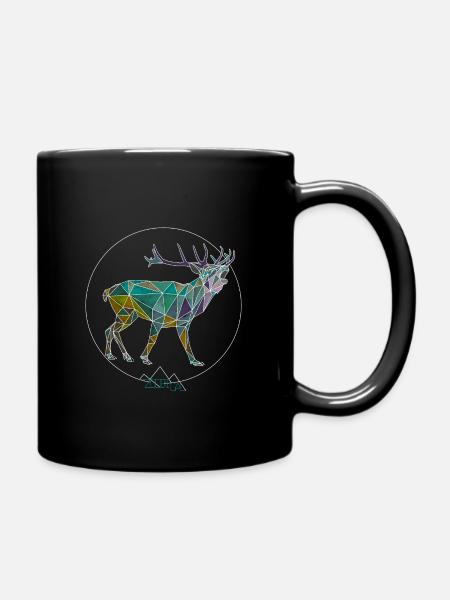 cerf - Mug uni - noir