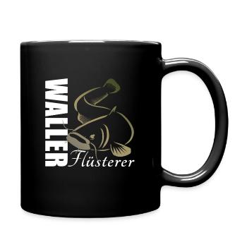 Waller Flüsterer - Tasse einfarbig - Schwarz - Rechts