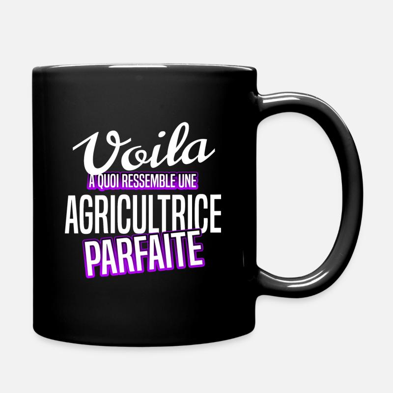 agricultrice parfaite - Mug uni - noir