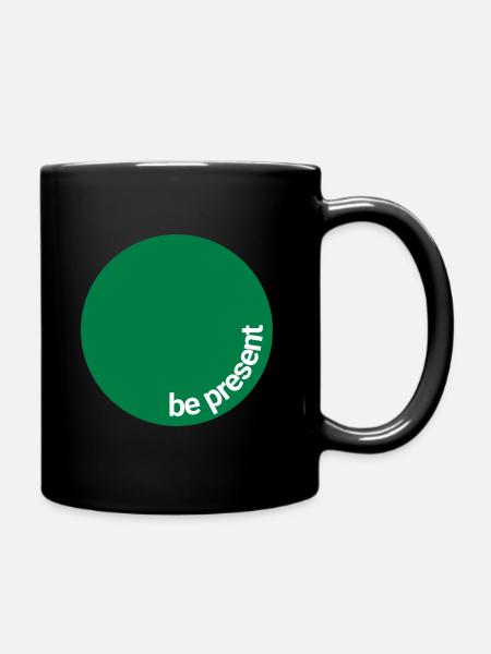 Messenger 2 colour - Tasse einfarbig - Schwarz