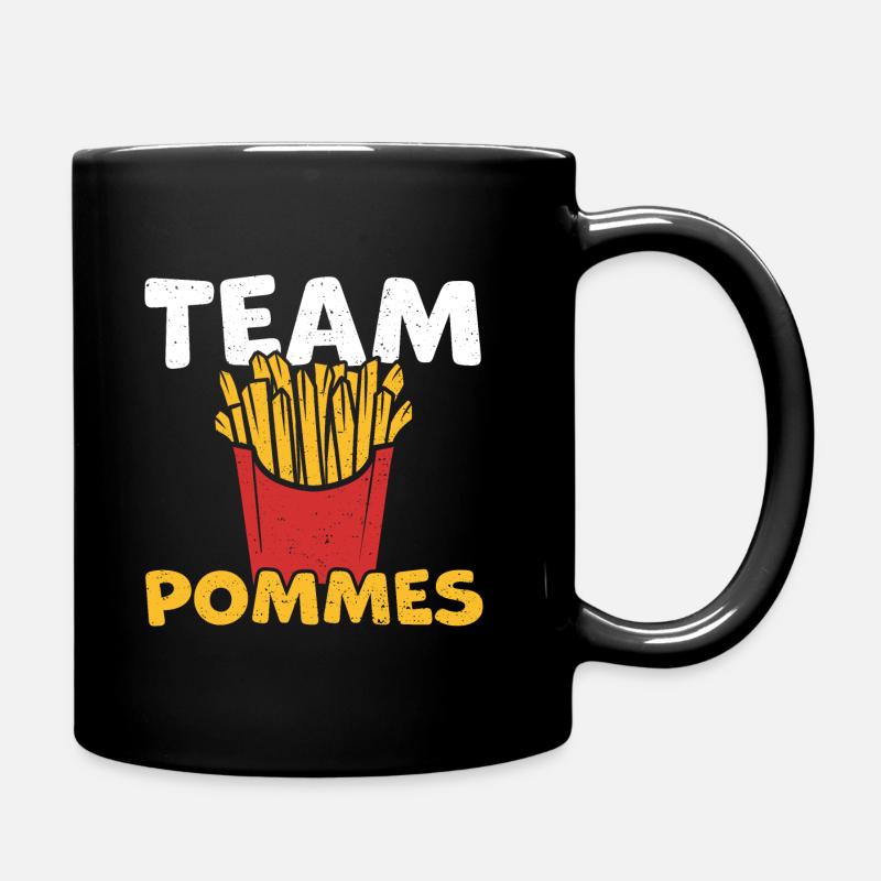 Frites d'équipe - Mug uni - noir