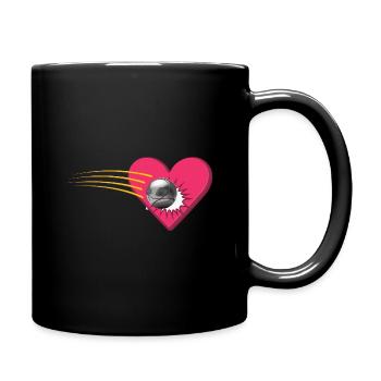 Boule in the heart - Full Colour Mug - black - Right