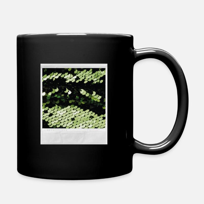 Instant picture paillette - Full Colour Mug - black