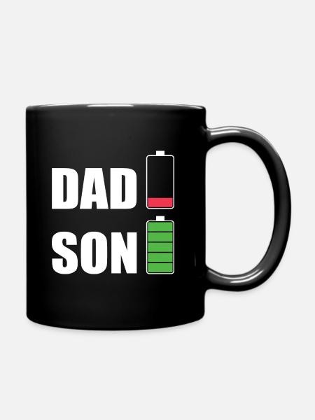 DAD & SON - Mug uni - noir