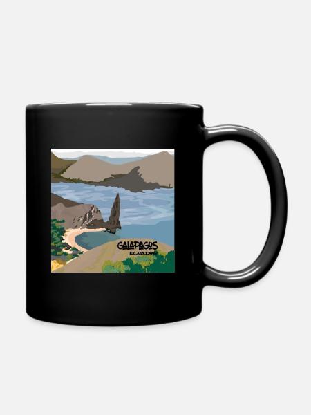 Paysage des Galapagos - Mug uni - noir