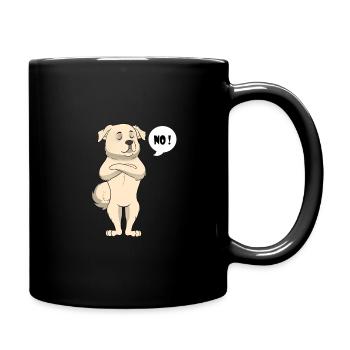 Golden Retriever Drôle - Golden Retriever - Mug uni - noir - Droite