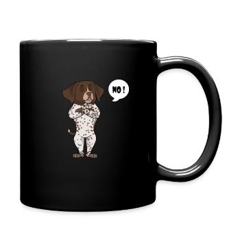 German Shorthair Funny - German Shorthair - Full Colour Mug - black - Right