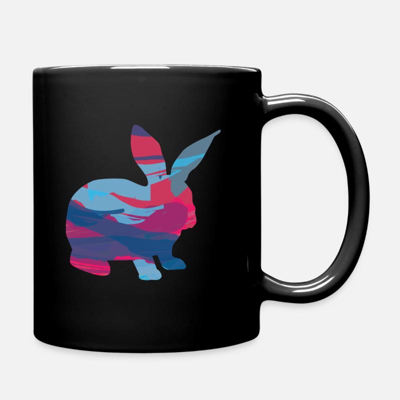 Lapin Lapin Lapin Lapin - Mug uni - noir