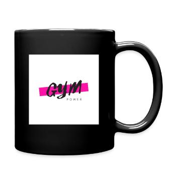 Gym Power - Mug uni - noir - Droite