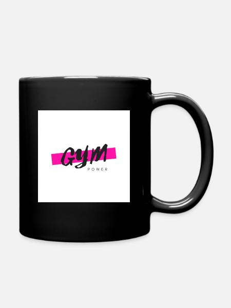 Gym Power - Mug uni - noir