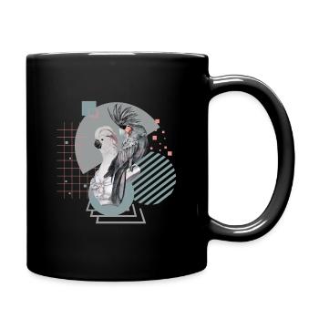Kakadu in love - Full Colour Mug - black - Right